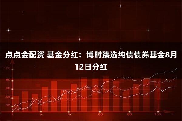 点点金配资 基金分红：博时臻选纯债债券基金8月12日分红