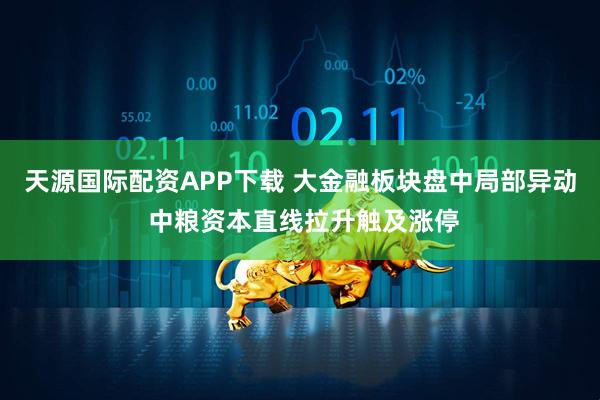 天源国际配资APP下载 大金融板块盘中局部异动 中粮资本直线拉升触及涨停